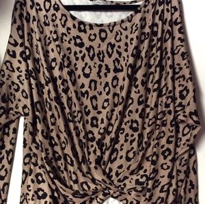 Leopard Print Blouse